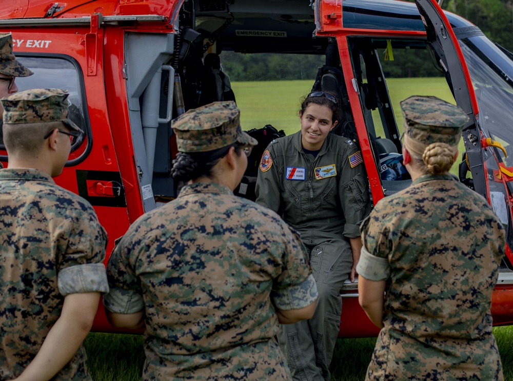 Coast Guard visits Parris Island