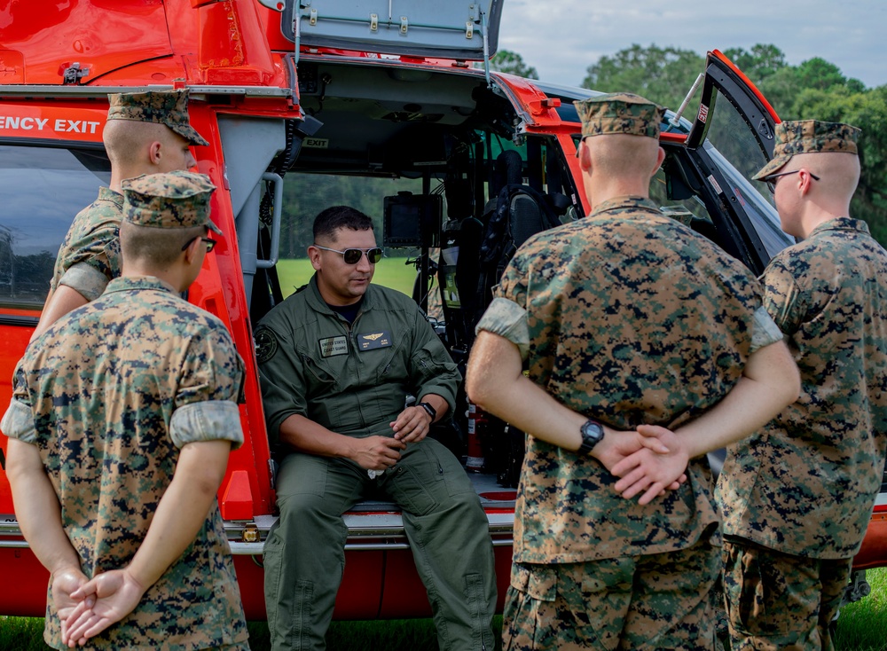 Coast Guard visits Parris Island