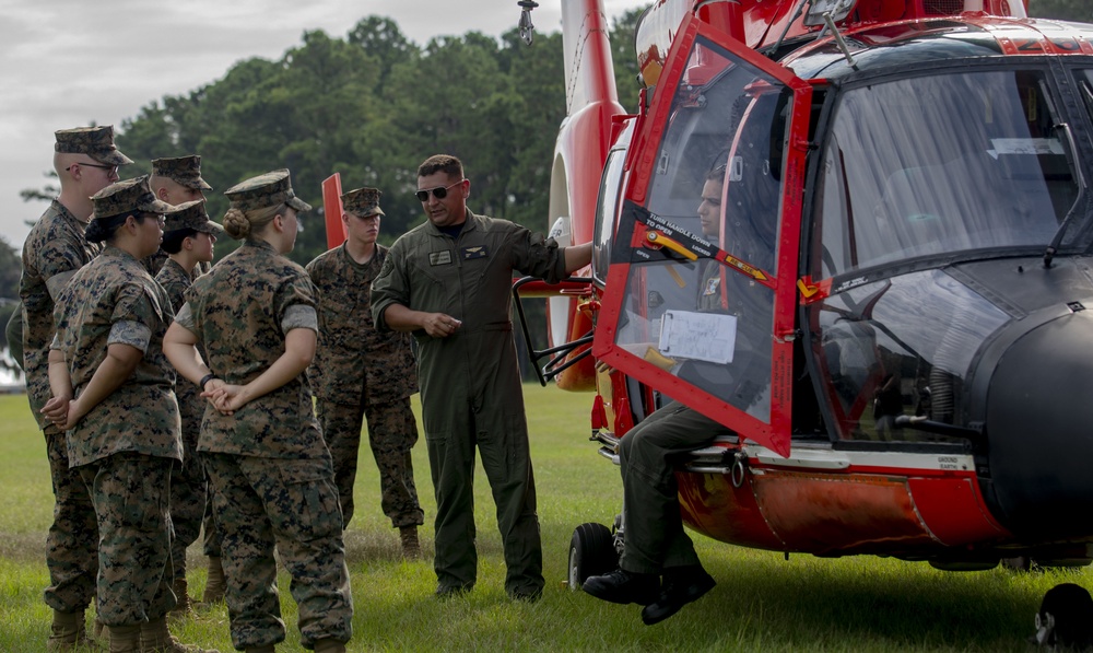 Coast Guard visits Parris Island