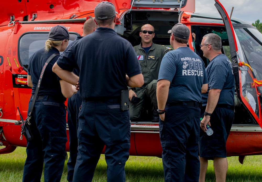 Coast Guard visits Parris Island