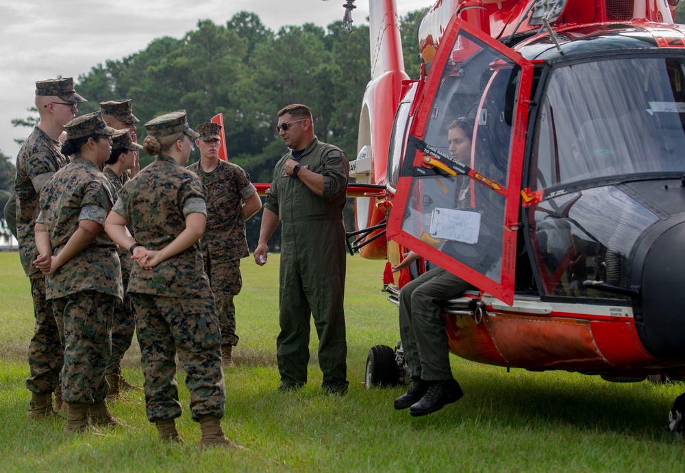 Coast Guard visits Parris Island