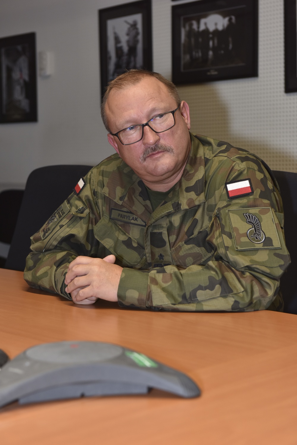 Brig. Gen. Dariusz Parylak discusses his experience in the High Command during exercise Combined Resolve XII.