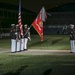 Marines march in Noncommissioned Officer Friday Evening Parade