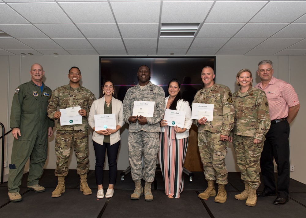 AFGSC squadron commanders and spouses course graduation