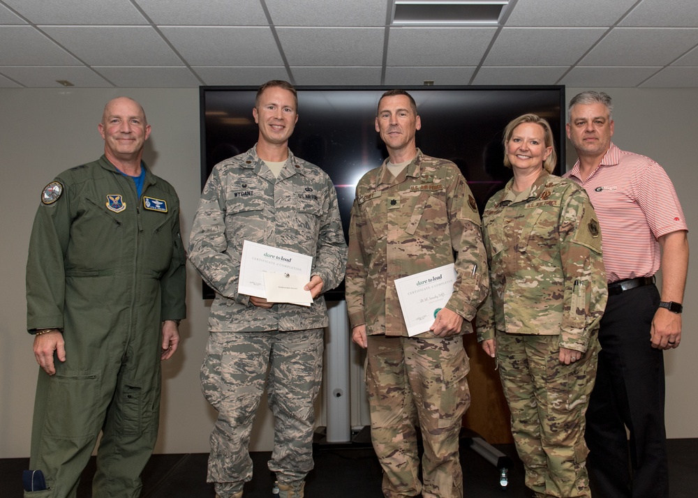 AFGSC squadron commanders and spouses course graduation