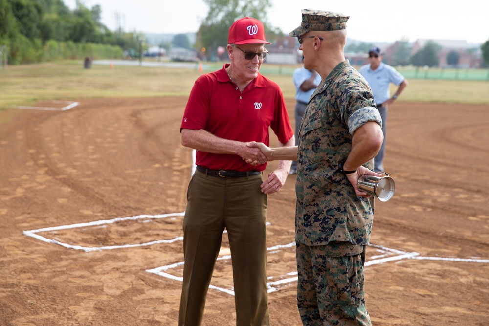 Nats On-Base: Mr. McCarthy Throws First Pitch at Barnett Field