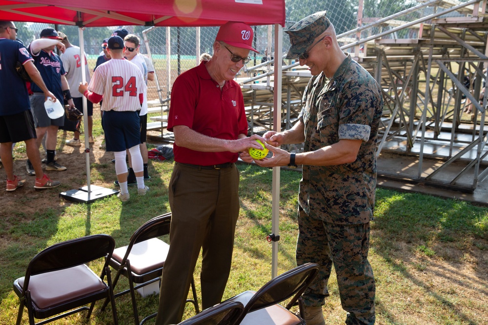 Nats On-Base: Mr. McCarthy Throws First Pitch at Barnett Field