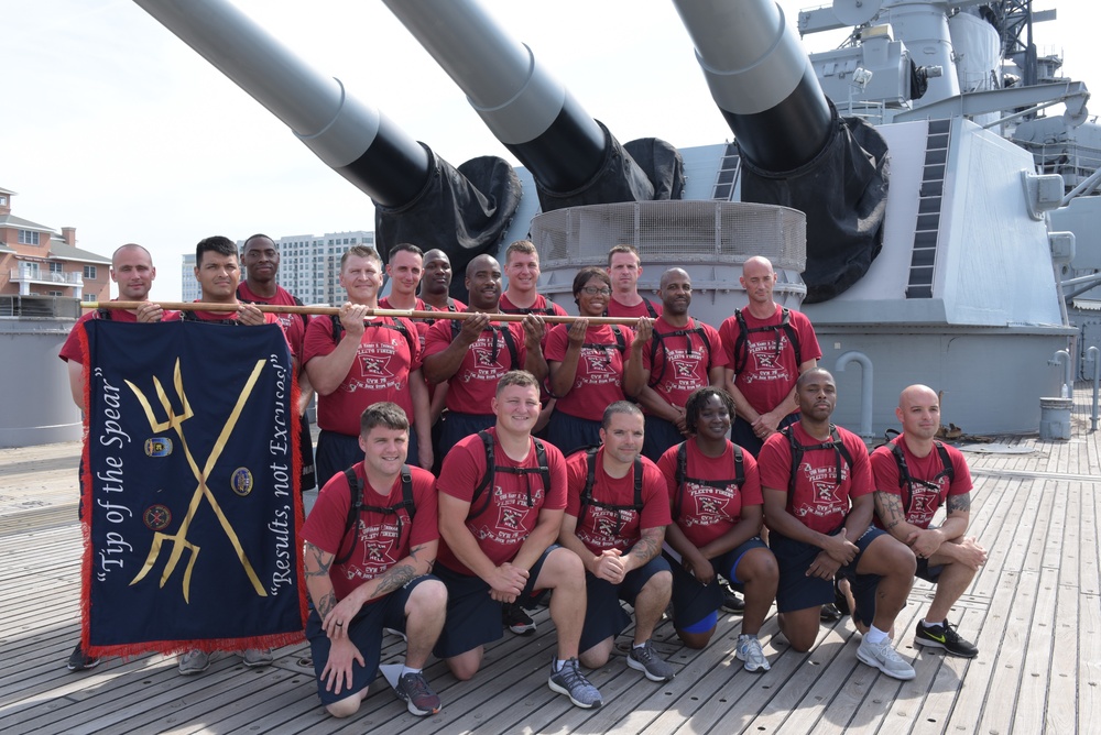 CPO Selects aboard the Battleship Wisconsin