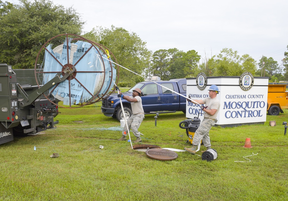 202d EIS acts fast to repair 165th communication lines