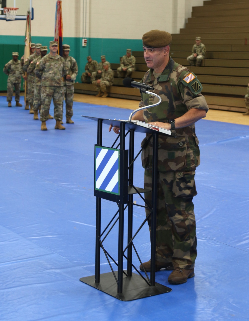 Marne Division welcome French general
