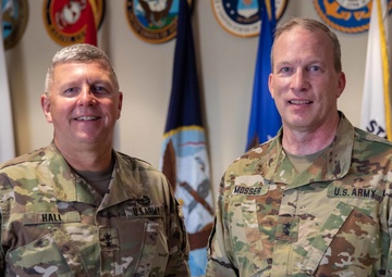 377th TSC Commander visits JTF-CS Headquarters