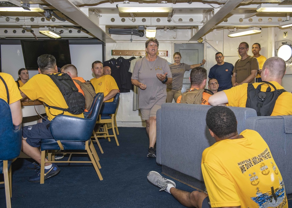 Chief Petty Officer Selectees Participate in Initiation