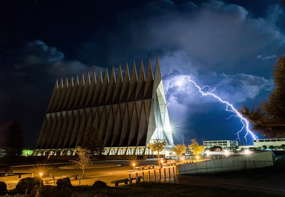 U.S. Air Force Academy Stormy Night