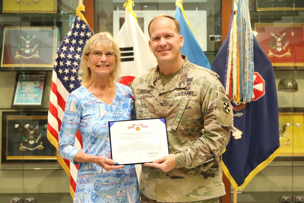 DoDEA Administrator receives prestigious Meritorious Civilian Service Award