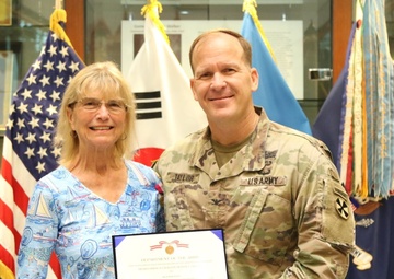 DoDEA Administrator receives prestigious Meritorious Civilian Service Award