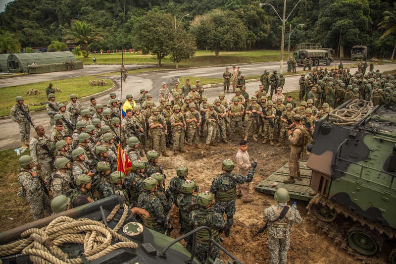 Partner nations train amphibious capabilities during multinational exercise in Brazil
