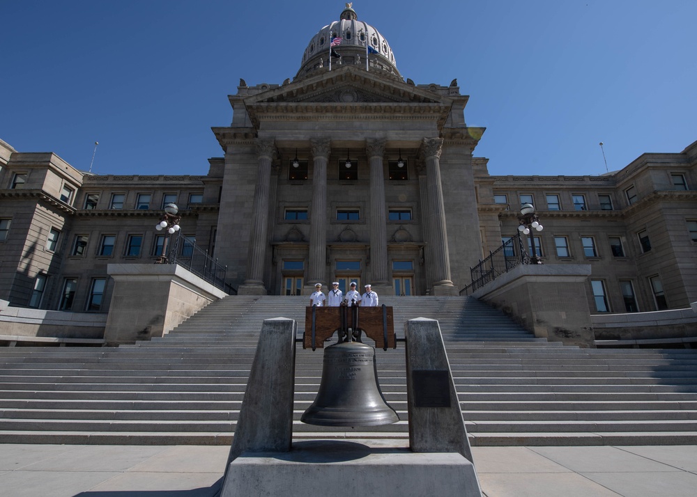 USS Boise Crew Members Tour Idaho's State Capitol During Boise Navy Week