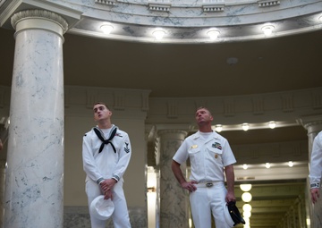 USS Boise Crew Members Tour Idaho's State Capitol During Boise Navy Week