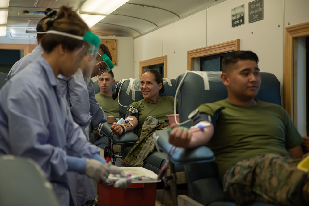 First Class Petty Officer Association Hosts Blood Drive at Camp Pendleton