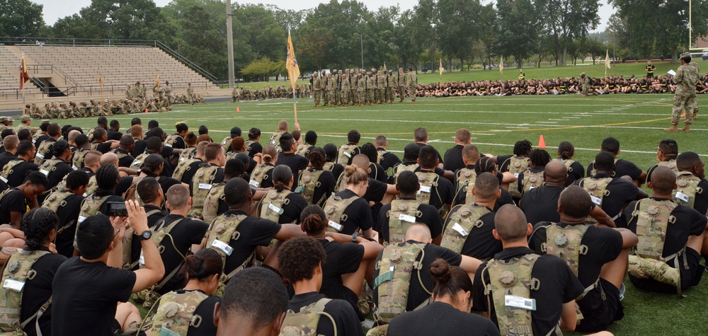 Drill showcase: Quartermaster troops display discipline, cohesion, creativity