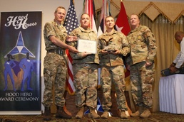 Greywolf Soldiers and Spouses honored for their dedication and commitment at Hood Hero Ceremony