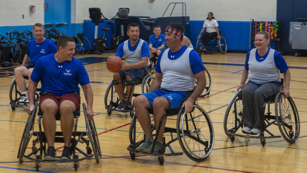 Scott AFB AFW2 Event – Wheelchair Basketball