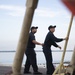 U.S. Sailors conduct maintenance on USS John C. Stennis