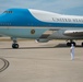 President Trump arrives at the Kentucky Air National Guard Base