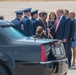President Trump arrives at the Kentucky Air National Guard Base