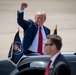 President Trump arrives at Kentucky Air Guard