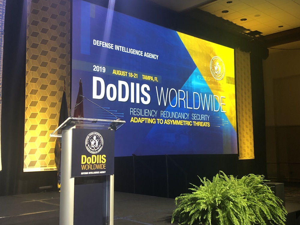 Defense Intelligence Agency DoDIIS Worldwide Conference 2019 stage