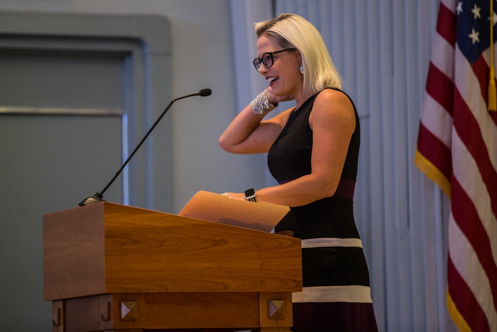Sen. Kyrsten Sinema visits MCAS Yuma