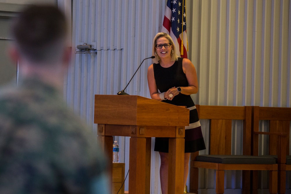 Sen. Kyrsten Sinema visits MCAS Yuma