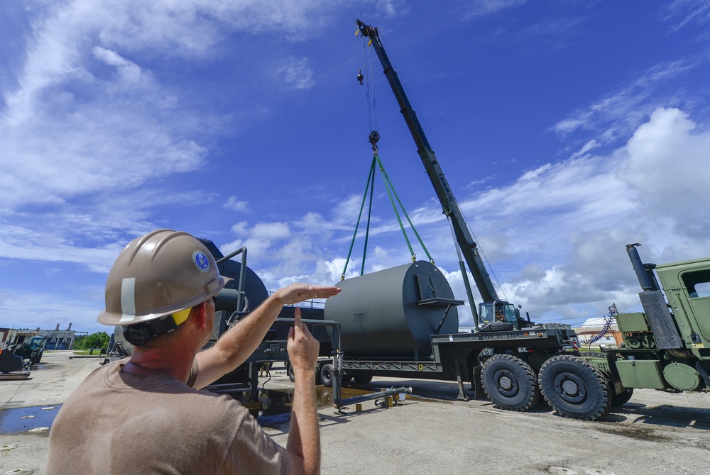 NMCB-11 Seabees Assemble Asphalt Batch Plant