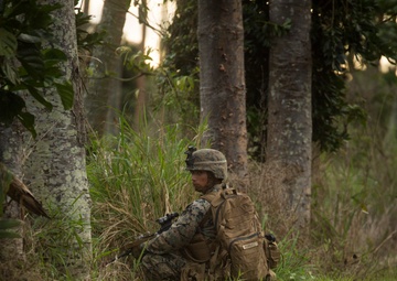 MRF-D Marines patrol through Tonga