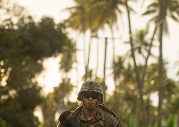 MRF-D Marines patrol through Tonga