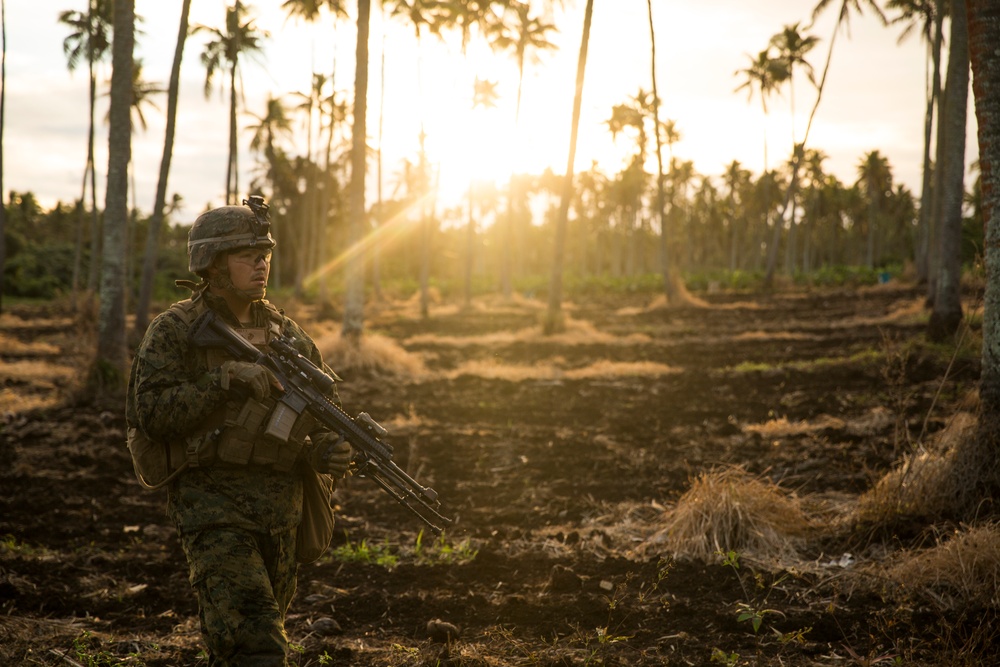 MRF-D Marines patrol through Tonga