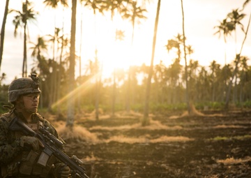 MRF-D Marines patrol through Tonga