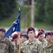 Blackfoot Company, 1/501st Parachute Infantry Regiment change of command