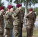 Blackfoot Company, 1/501st Parachute Infantry Regiment change of command