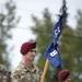 Blackfoot Company, 1/501st Parachute Infantry Regiment change of command