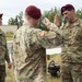 Blackfoot Company, 1/501st Parachute Infantry Regiment change of command