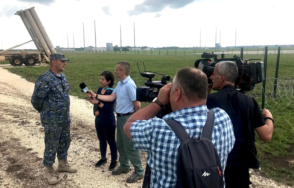 U.S. and Romanian Military Host Media Day for Arrival of THAAD
