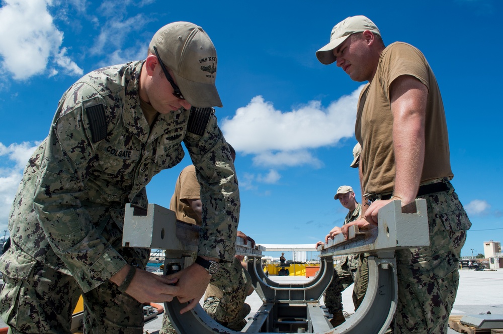Key West Sailors Assemble Deck Skid