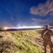Paratroopers Fire Missile at Night