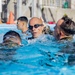 Martial arts instructor hopefuls complete pool workout