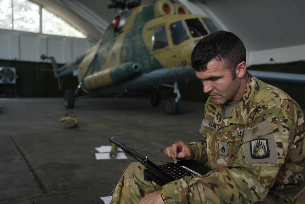 Task Force Viper Soldiers Conducts Major Maintenance during Saber Guardian 19