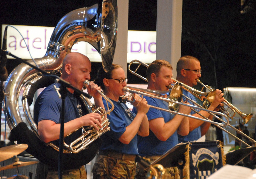 U.S. Army Band Swirls Up a Storm at The Beach