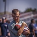 Marine Corps officer candidates on family day