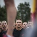 Marine Corps officer candidates run the motivational run